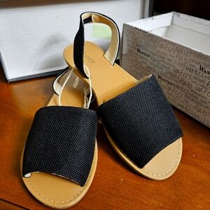 Black Sandles Sz 7.5  Brand: Wanted